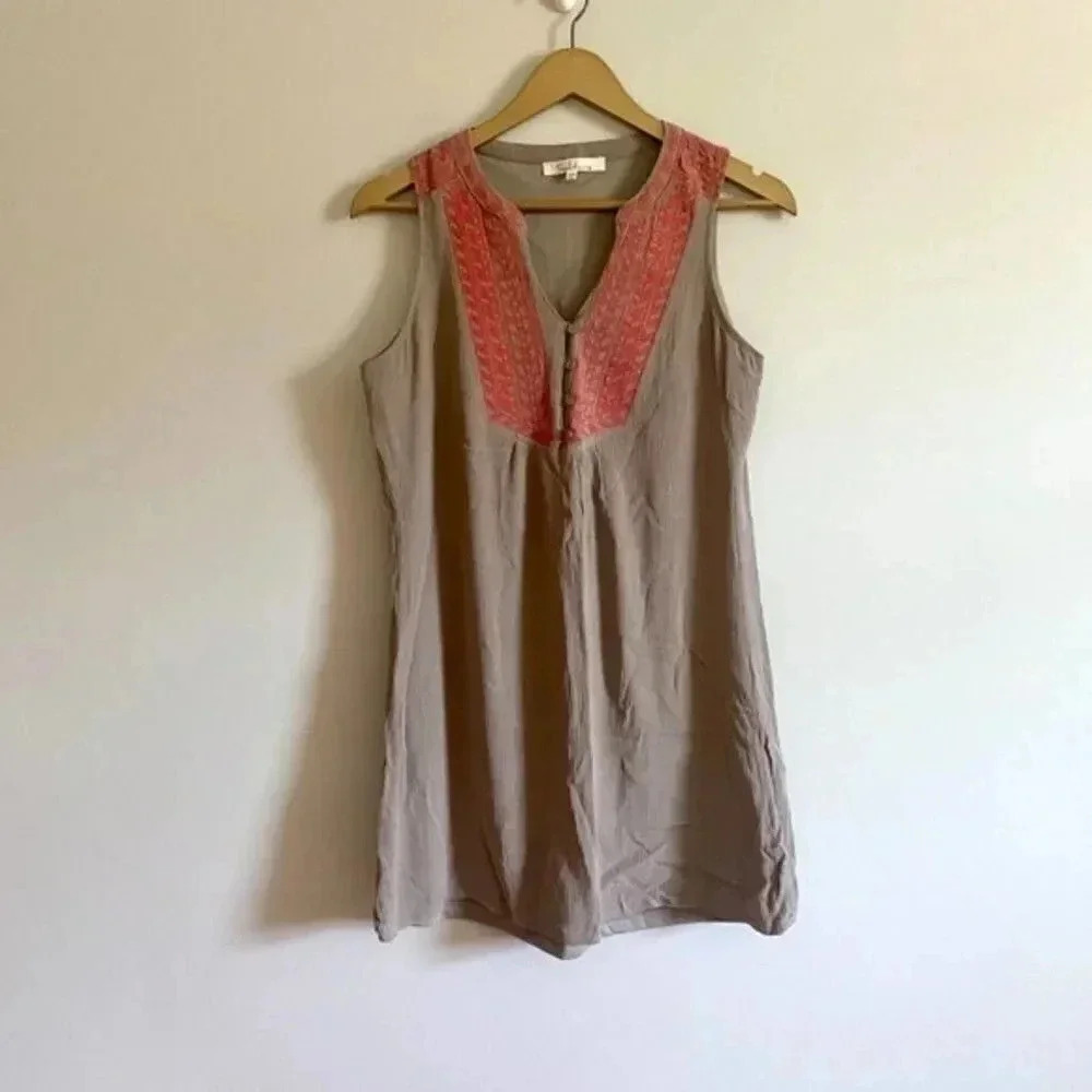 Solitaire Embroidered Dress - Picture 2 of 14